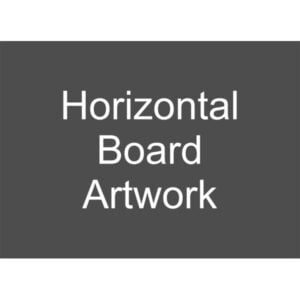 Horizontal A-Frame Magazine Artwork